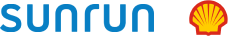 Logos from Sunrun and Shell